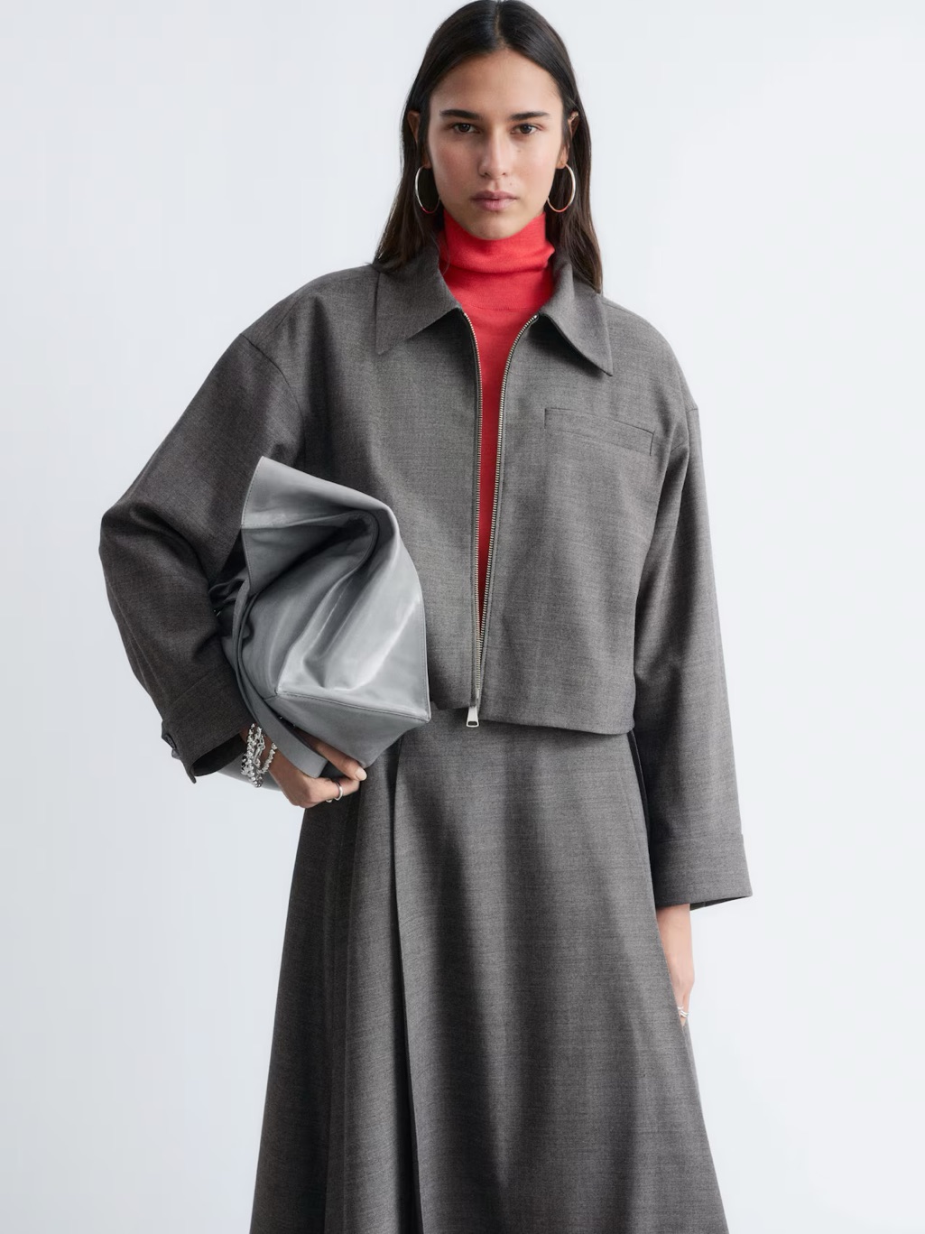 Nwt (Size Xs) & Other Stories Short Wool Jacket